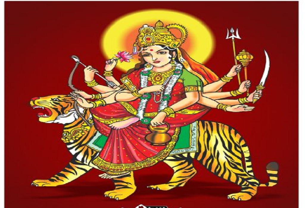 नवरात्रको तेस्रो दिन चन्द्रघण्टा देवीको पूजा आराधना गरिँदै
